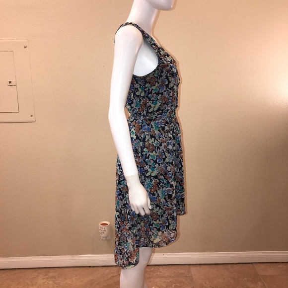 Cotton On Sleeveless Floral Dress High Low Hemline - Picture 8 of 15